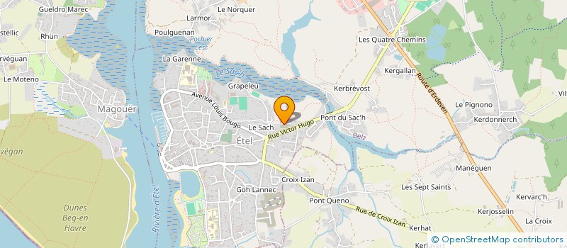 localisation de l'entreprise MADAME CORINNE HAUGMARD  ETEL