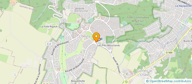 localisation de l'entreprise MADAME CORINNE HAUTECLOCHE  GIF-SUR-YVETTE