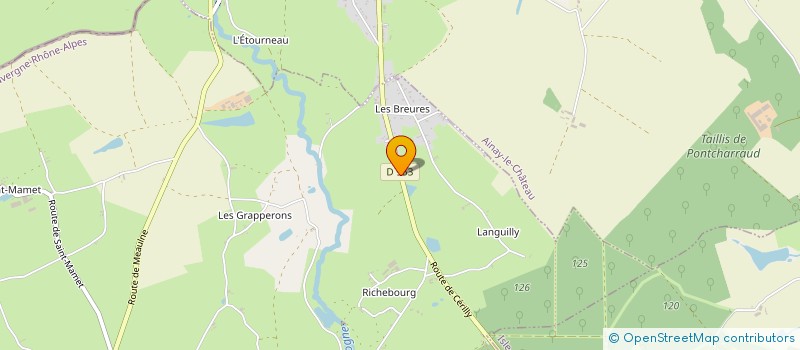 localisation de l'entreprise MADAME CORINNE HENGOAT  SAINT-BONNET-TRONCAIS