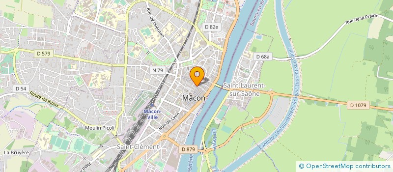 localisation de l'entreprise MADAME CORINNE HENNUYER  MACON