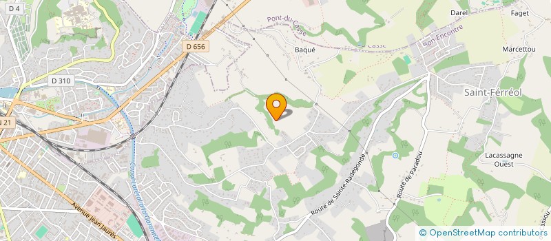 localisation de l'entreprise MADAME CORINNE HENRIQUES  CASTELCULIER