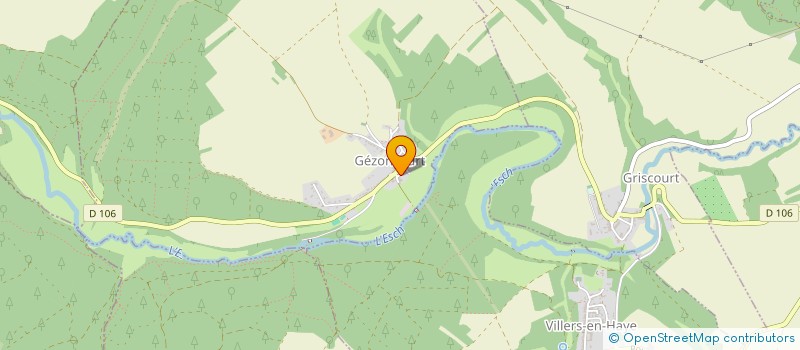 localisation de l'entreprise MADAME CORINNE HENRY  GEZONCOURT