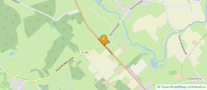 localisation de l'entreprise MADAME CORINNE HERELLE  BREMONTIER-MERVAL