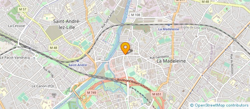 localisation de l'entreprise MADAME CORINNE HERMAN  AUDINCTHUN