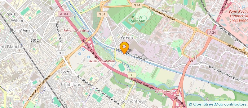 localisation de l'entreprise MADAME CORINNE HETRU DIT HURET  REIMS