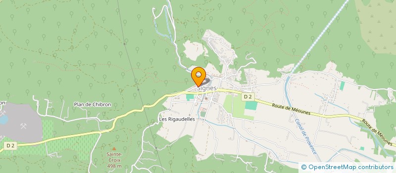 localisation de l'entreprise MADAME CORINNE HIROUX  SIGNES