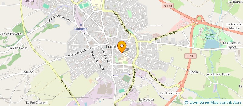 localisation de l'entreprise MADAME CORINNE HOCINE à LOUDEAC
