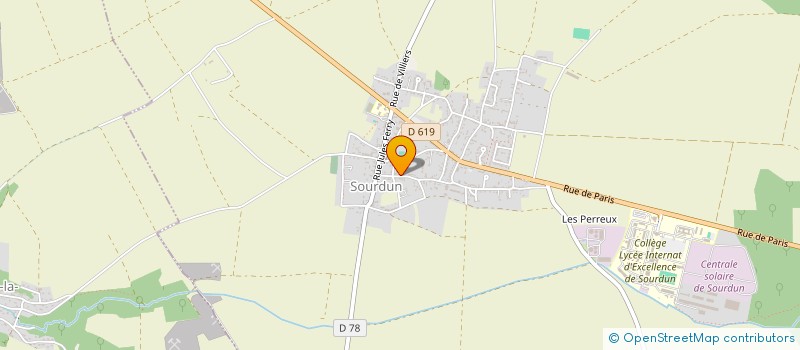 localisation de l'entreprise MADAME CORINNE HOINVILLE  SOURDUN