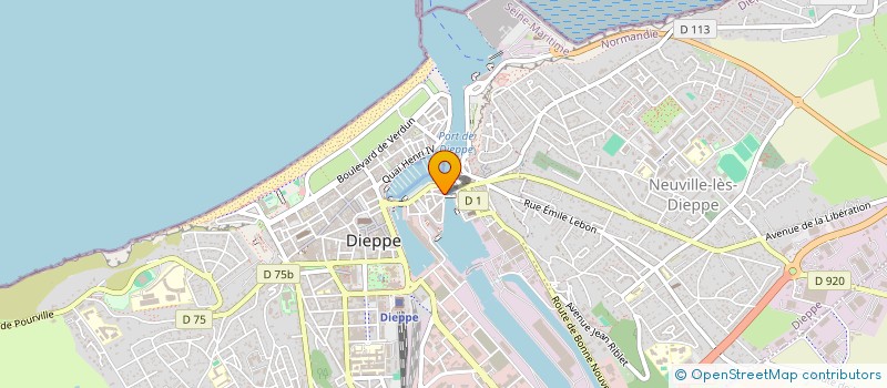 localisation de l'entreprise MADAME CORINNE HOOGLAND à DIEPPE