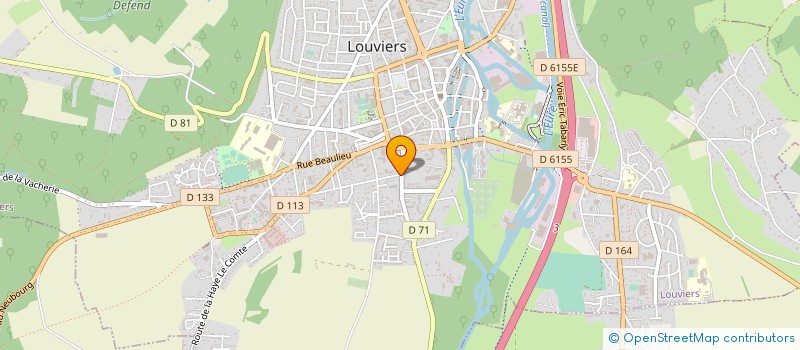 localisation de l'entreprise MADAME CORINNE HUE  LA HAYE-MALHERBE