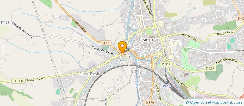 localisation de l'entreprise MADAME CORINNE HUMBERT à LISIEUX