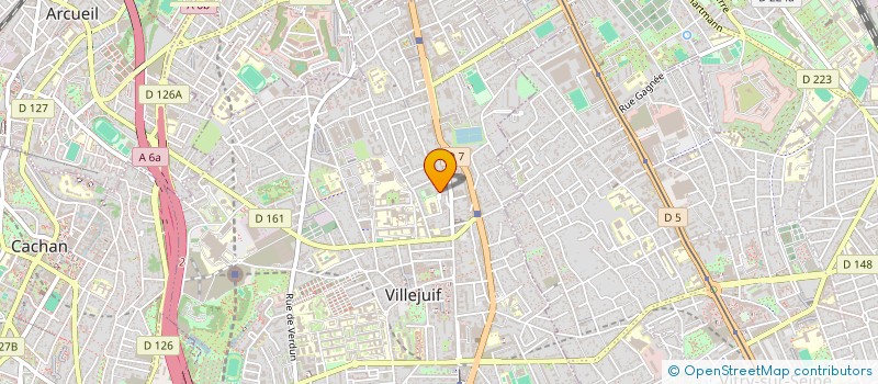 localisation de l'entreprise MADAME CORINNE HUOT  VILLEJUIF