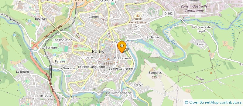 localisation de l'entreprise MADAME CORINNE HYGONNET  RODEZ