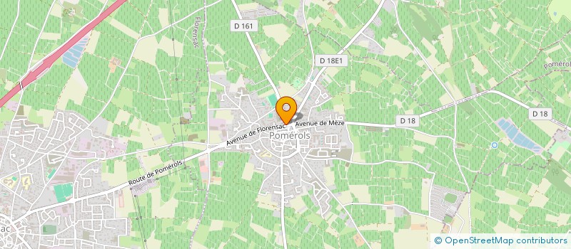 localisation de l'entreprise MADAME CORINNE IMBERT  POMEROLS