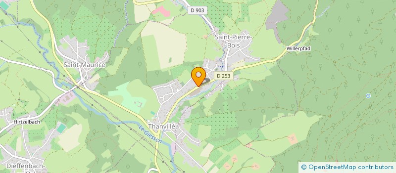 localisation de l'entreprise MADAME CORINNE ISABELLE BIRGER  THANVILLE