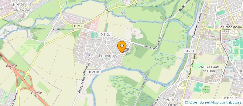 localisation de l'entreprise MADAME CORINNE ISABET  LOUVIGNY