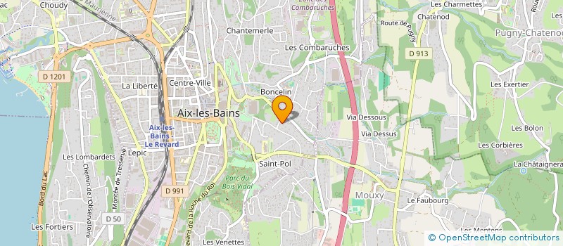 localisation de l'entreprise MADAME CORINNE ISAIA à AIX-LES-BAINS