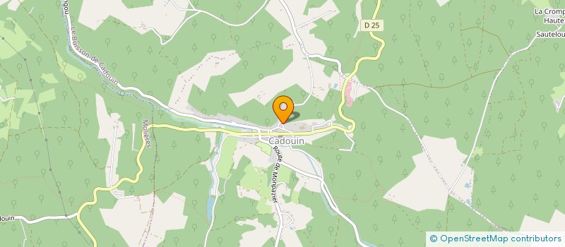 localisation de l'entreprise MADAME CORINNE JACOTOT  LE BUISSON-DE-CADOUIN