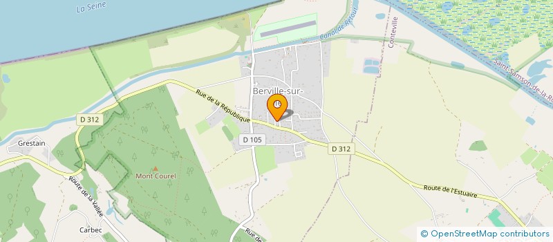 localisation de l'entreprise MADAME CORINNE JACQUEMET  BERVILLE-SUR-MER