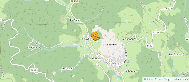 localisation de l'entreprise MADAME CORINNE JAILLET  VALSONNE