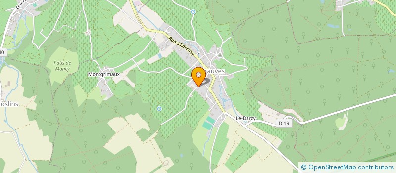 localisation de l'entreprise MADAME CORINNE JAMAIN  GRAUVES