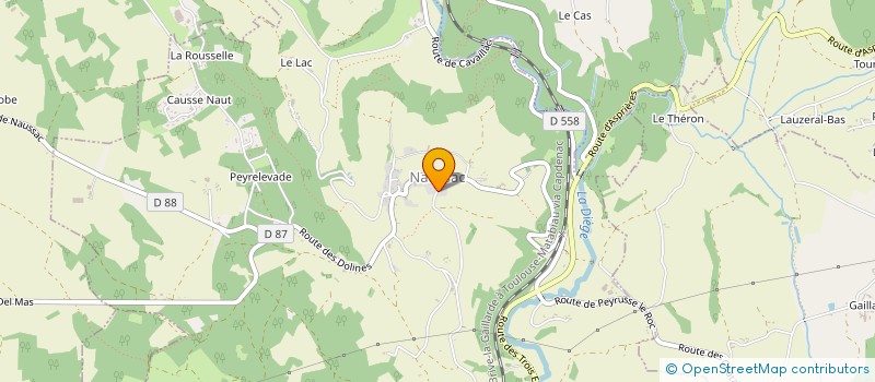 localisation de l'entreprise MADAME CORINNE JAMMES  NAUSSAC