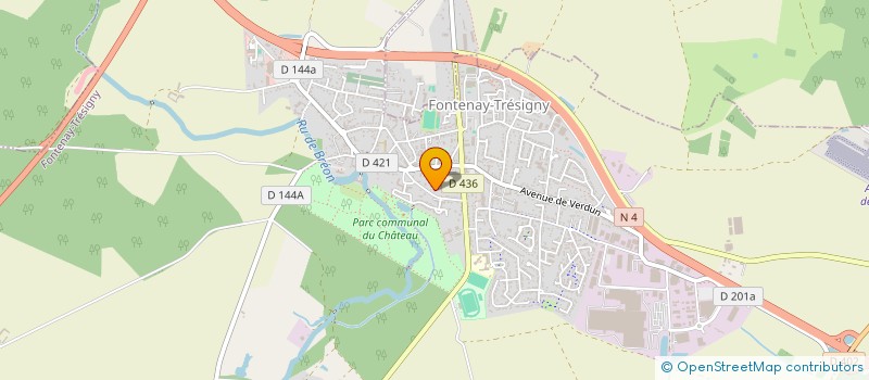 localisation de l'entreprise MADAME CORINNE JAQUET  FONTENAY-TRESIGNY