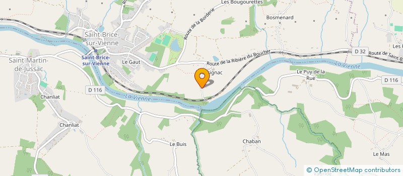localisation de l'entreprise MADAME CORINNE JARDINET à SAINT-BRICE-SUR-VIENNE