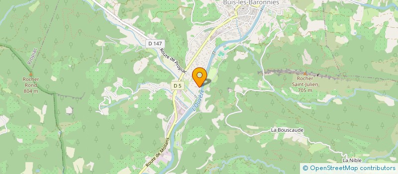 localisation de l'entreprise MADAME CORINNE JAVELAS à BUIS-LES-BARONNIES