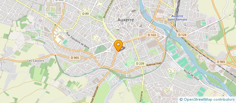 localisation de l'entreprise MADAME CORINNE JEANNIN à AUXERRE
