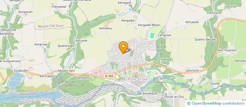 localisation de l'entreprise MADAME CORINNE JEROT  PONT-CROIX