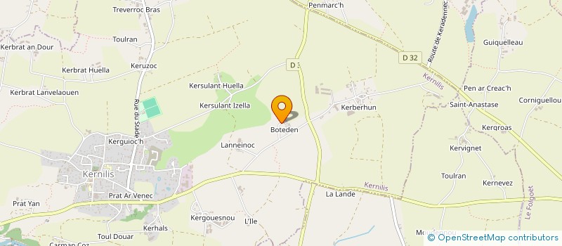 localisation de l'entreprise MADAME CORINNE JESTIN  KERNILIS