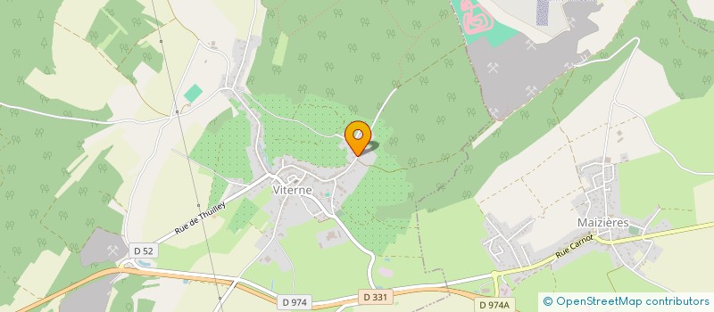 localisation de l'entreprise MADAME CORINNE JET  VITERNE