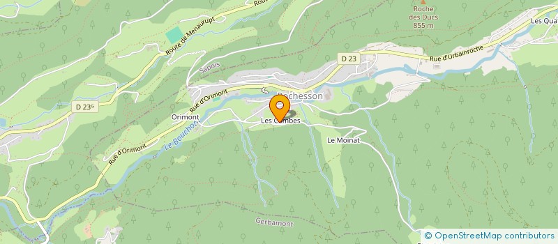 localisation de l'entreprise MADAME CORINNE JOANNES  ROCHESSON