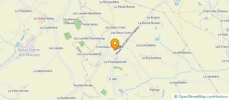 localisation de l'entreprise MADAME CORINNE JOUANNET  CHEMILLE-EN-ANJOU