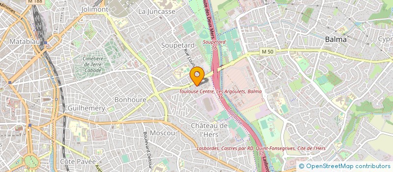 localisation de l'entreprise MADAME CORINNE JOURDAN à TOULOUSE