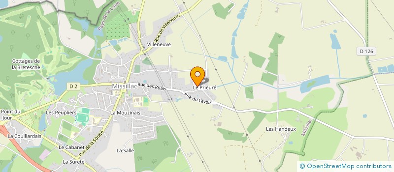 localisation de l'entreprise MADAME CORINNE JOURNAUD  MISSILLAC