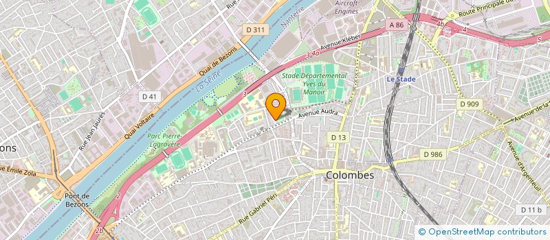 localisation de l'entreprise MADAME CORINNE JOX à COLOMBES