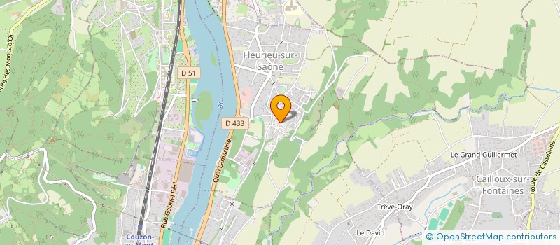 localisation de l'entreprise MADAME CORINNE JUGUES  FLEURIEU-SUR-SAONE