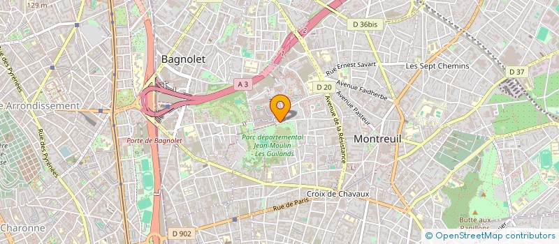 localisation de l'entreprise MADAME CORINNE JULIEN à MONTREUIL