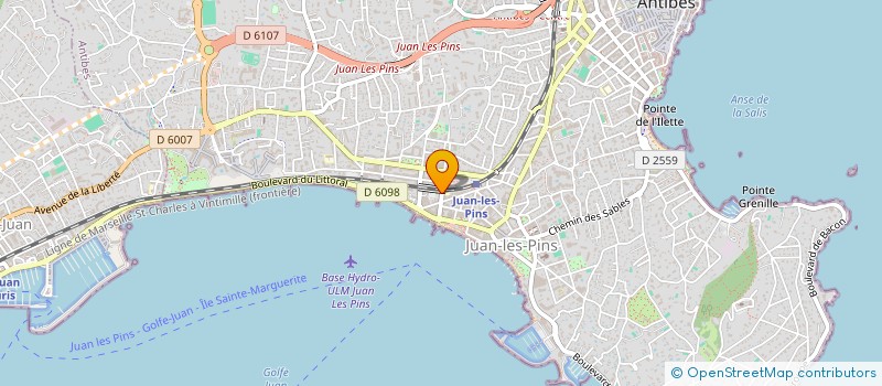 localisation de l'entreprise MADAME CORINNE JUMEAUX à ANTIBES
