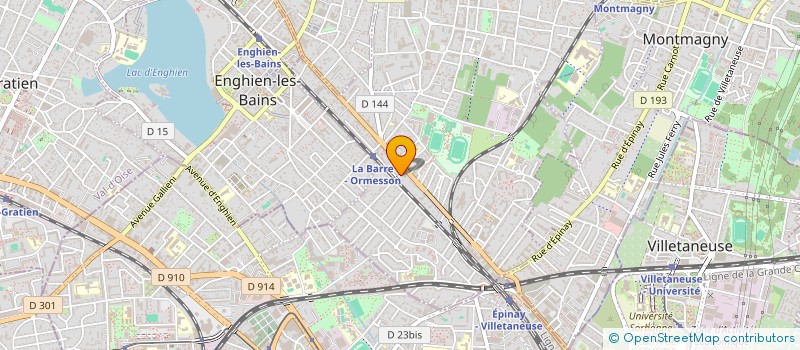 localisation de l'entreprise MADAME CORINNE KAMDEM GUEBOU  DEUIL-LA-BARRE