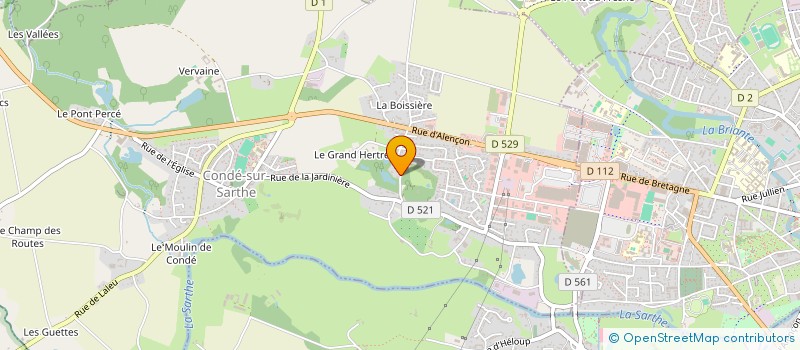 localisation de l'entreprise MADAME CORINNE KEMALA à CONDE-SUR-SARTHE