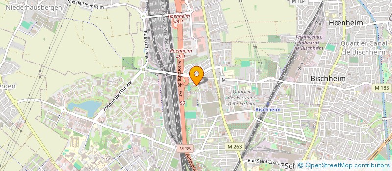 localisation de l'entreprise MADAME CORINNE KLEIN  BISCHHEIM