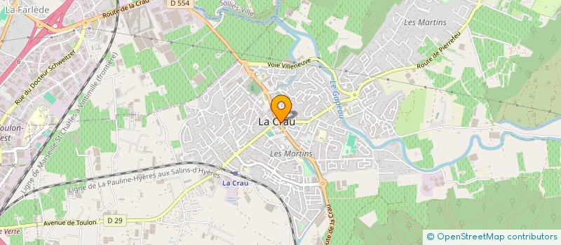 localisation de l'entreprise MADAME CORINNE KLEIN  LA CRAU