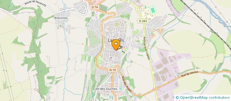 localisation de l'entreprise MADAME CORINNE KOLTON à LANGRES