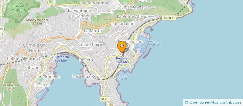 localisation de l'entreprise MADAME CORINNE KOPFF  BEAULIEU-SUR-MER