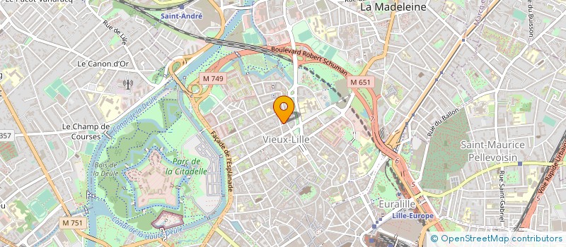 localisation de l'entreprise MADAME CORINNE KOSSOWSKI à LILLE