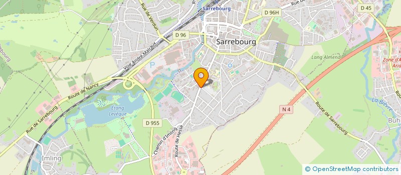 localisation de l'entreprise MADAME CORINNE KRUMMENACKER à SARREBOURG