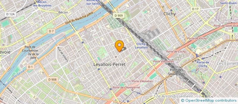 localisation de l'entreprise MADAME CORINNE KTORZA à LEVALLOIS-PERRET